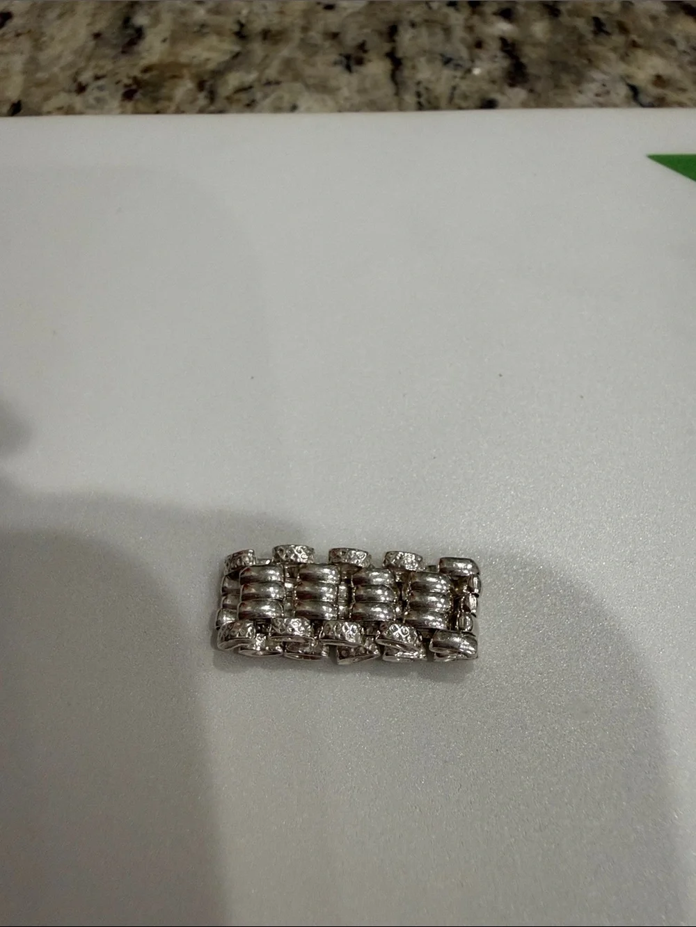 935 Sterling Silver Link Connector Ring
